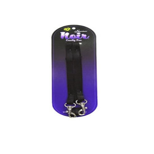 Sportsheets Noir Cruelty Free Tethers and Leash Set, Black