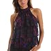 Armani Exchange Tiered Ruffle Top