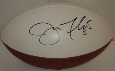 Joe Flacco Signed Ball - Holo - Autographed Footballs