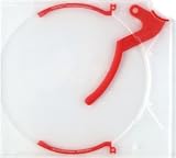 Produkt-Bild: 50 Stk. EJECTOR e-slimcase - Kickout Case f&uuml;r 1 CD/DVD transparent/rot / Innovative Medienverpackung mit hoher Schutzwirkung f&uuml;r Ihre wertvollen Medien