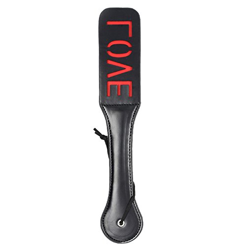 Sexysamba Adult Leather Slapper Hand Spanking Paddle Flogger Whip Toys Double Layers for Sex Games(1pc,LOVE) Sexysamba Adult Leather Slapper Hand Spanking Paddle Flogger Whip Toys Double Layers for Sex Games(1pc,LOVE)