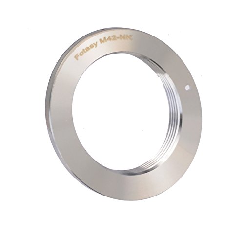 M42 Screw Mount Lens to Nikon AI Body Adapter, Silver