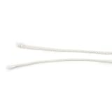 White 3mm Silk Cord Necklace 19