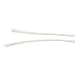 White 3mm Silk Cord Necklace 19