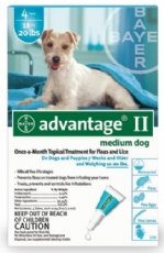 Advantage II For Medium Dogs 11-20 lbs, 12 Pack Advantage II For Medium Dogs 11-20 lbs, 12 Pack