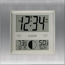 La Crosse Technology Atomic Wall Clock With Moon Phase