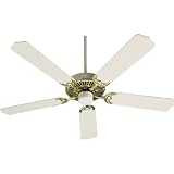 Quorum Fans 77525-2-6 52 Capri Traditional Energy Star Indoor White Ceiling Fan
