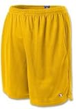 Champion Men's Long Mesh Short with Pockets Varsity Yellow M