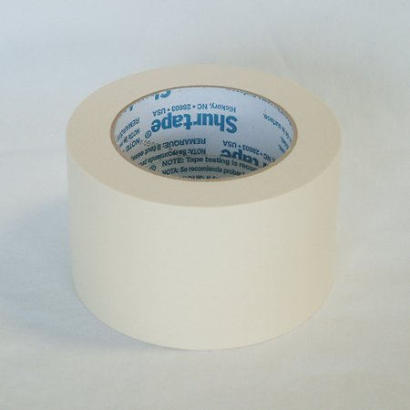 Shurtape CP-106 Economy Grade Masking Tape: 1/2 in. x 60 yds. (Natural)