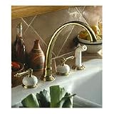 Delta Select 62221-BBLHP Providence Elegance Kitchen Faucet No Handles W/ Sidespray, Polished Brass