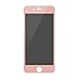 iPhone 6s Plus Privacy Screen Protector,WONFAST Anti-Spy 4-Way 360 Degree Privacy Full Protective Guard Edge to Edge Tempered Glass Screen Protector for Apple iPhone 6 Plus (Rose Gold/Privacy)