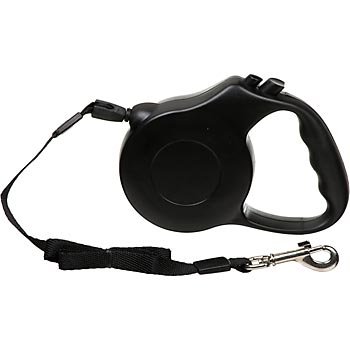 PETCO Retractable Black Cord Leash for Dogs