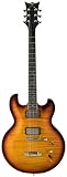 DBZ Guitars Imperial FM Electric Guitar, Amber Tobacco Burst