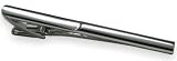 Krawattenklammer LINDENMANN, krawattenschonende hochwertige Alligator-Mechanik, Rhodium veredelt (silberfarben), im schwarzen Geschenketui, 73100-E16