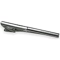 Krawattenklammer LINDENMANN, krawattenschonende hochwertige Alligator-Mechanik, Rhodium veredelt (silberfarben), im schwarzen Geschenketui, 73100-E16