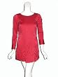 BOULEE Charlene Pleated Dress in Red