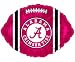 Alabama Crimson Tide Football Shaped 18