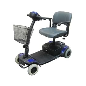 ActiveCare Medical SPITFIRE-EX-BL Spitfire EX 1420 4-Wheel Transportable Scooter - Sports Blue