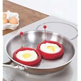 Non-stick Silicone Round Egg Cooking Ring - Set of 2