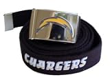 Web Belt with Buckle San Diego Chargers