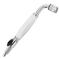 Alsons 466BBX Bidet Single Spray Hand Shower, White/Chrome