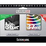 18C2249 - Genuine Lexmark 18C2170 #36XL and 18C2180 #37XL Black and Color 2 Pack