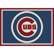 Chicago Cubs 5 4" x 7 8" Team Spirit Area Rug