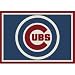 Chicago Cubs 5 4" x 7 8" Team Spirit Area Rug