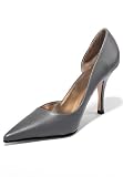 Pointy-Toe Leather Stilettos
