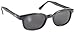 X-KD's Pacific Coast Sunglasses Black Frame/Grey Polarized Lens, (1019)
