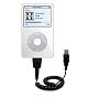 Coiled USB Cable for the Apple iPod Video (30GB) with Power Hot Sync and Charge capabilities - Gomadic Brand w/ TipExchange Technology