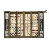 Melissa & Doug Classic Wooden Dominoes Game Board
