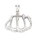 Sterling Silver Cubic Zirconia Allah Iced Out Pendant