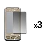 3 Pack of Premium Crystal Clear Screen Protectors for LG Chocolate Touch VX8575 [Accessory Export Packaging]