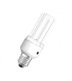 Osram 61803B1 Dulux El Sensor Sockel E27 Energiesparlampe mit D�mmerungsschalter 11W/827, warmwei�