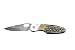 Bear & Son 510D 4 1/8 Inch Sideliner Lock Genuine India Stag Bone Handle Dam Knife