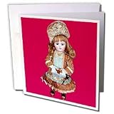 31M%2BIGHtIlL. SL160 photo 31M%2BIGHtIlL. SL160 Collectible Dolls Bru Doll On Pink Greeting Cards 12 Greeting Cards with envelopes