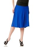 A Pea in the Pod: Self Belly Knee Length A-line Maternity Skirt