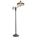 RAM Lighting 36-14FLS Old World Bronze River Rock Tiffany Single Light Up Lighting Sw...