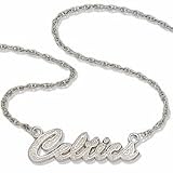 Boston Celtics Celtics Sterling Silver Script Necklace