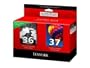 Lexmark No 36 Black & No 37 Color Combo Pack, Return Program Print Cartridges