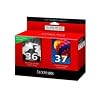 Lexmark No 36 Black & No 37 Color Combo Pack, Return Program Print Cartridges