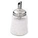 Faringdon Sugar pourer glass and chrome 17cm