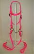 MINIATURE HORSE / SMALL PONY NYLON BRIDLE HOT PINK