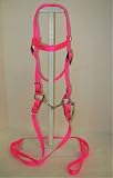 MINIATURE HORSE / SMALL PONY NYLON BRIDLE HOT PINK