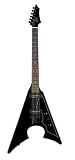 AXL Mayhem Jacknife Electric Guitar, Black