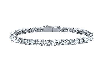 Click here for Diamond Tennis Bracelet : Platinum - 4.00 CT Diamo... prices
