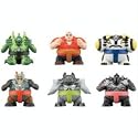 Ben 10 Sumo Slammer Battle Set 3: Benwolf, Cannonbolt, Wildvine, Max, Dr. Animo, SixSix