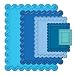 Spellbinders S4-131 Nestabilities Small Classic Scalloped Rectangles Die Template