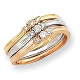 31M%2BWFb4GjL. SL160  10k Ladies 3 Stone Diamond Ring   Size 6